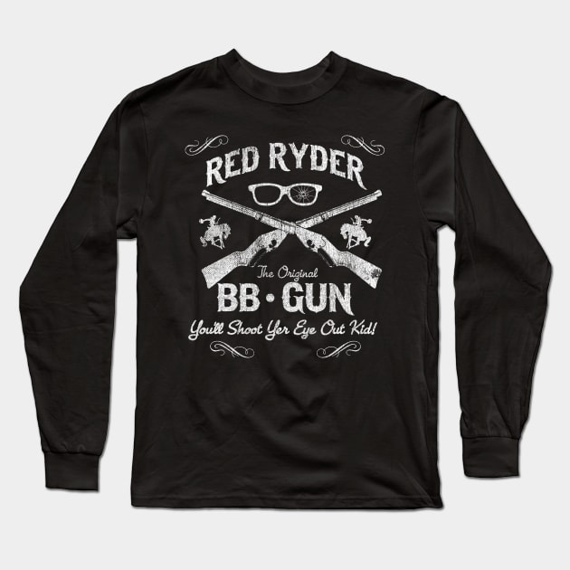 Classic 1950s Christmas - You'll Shoot Your Eye Out Long Sleeve T-Shirt by Vector Deluxe